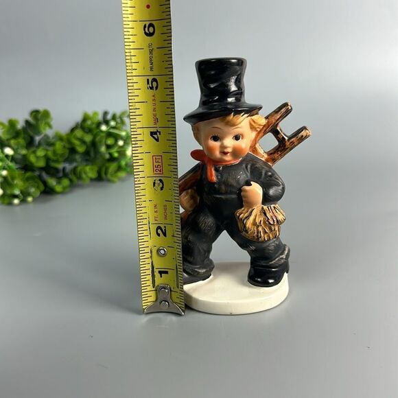 Vintage Goebel West Germany Chimney Sweep Figurine With Ladder #KF40 - Picture 9 of 9